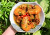 Sườn non kho tôm càng