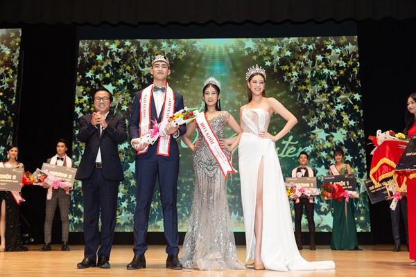 Hoa hau Khanh Van cham thi Miss va Mister Van Lang 202046