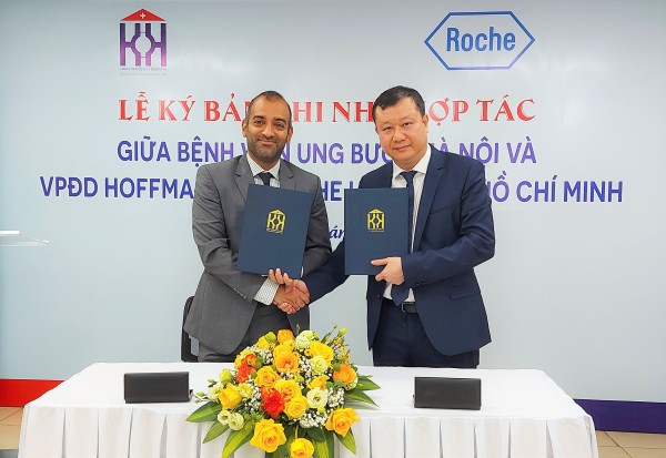 Hợp tác giữa Bệnh viện Ung bướu Hà Nội và Roche Việt Nam nhằm nâng cao c...
