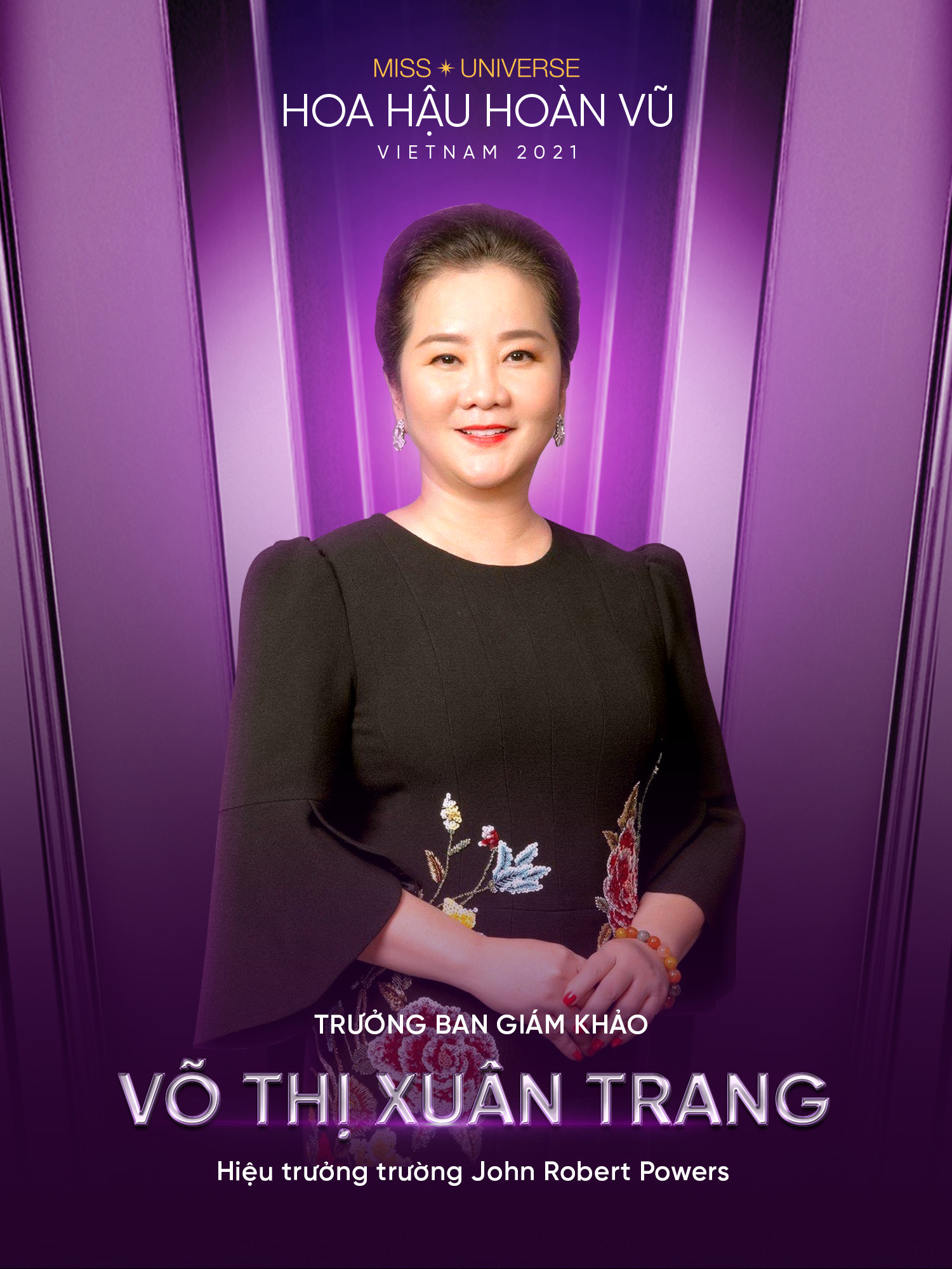 Ms Vo Thi Xuan Trang_Truong Ban Giam Khao Hoa hau Hoan Vu Viet Nam 2021