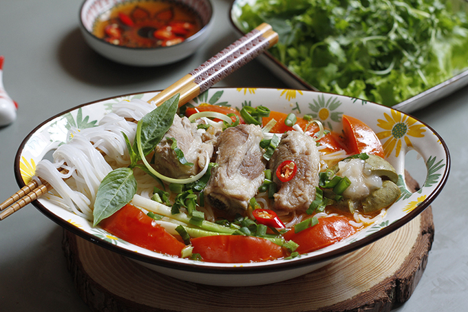 bún sườn