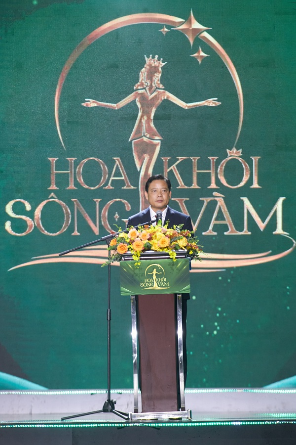 Ông Phạm Tấn Hòa - Tỉnh ủy viên, Phó chủ tịch UBND Tỉnh Long An - Trưởng ban chỉ đạo cuộc thi phát biểu khai mạc sự kiện