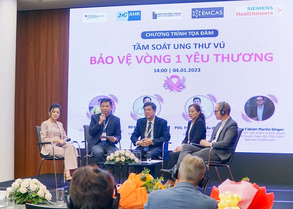 Tọa đàm tầm soát ung thu vú bảo vệ vòng 1