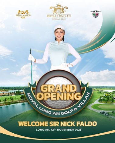 Sự kiện Khai trương sân Royal Long An Golf & Villas sẽ diễn ra vào ngày 12/11/2023