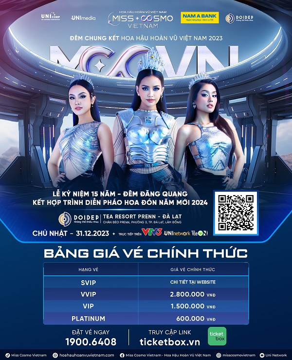 BẢNG GIÁ VÉ CHÍNH THỨC