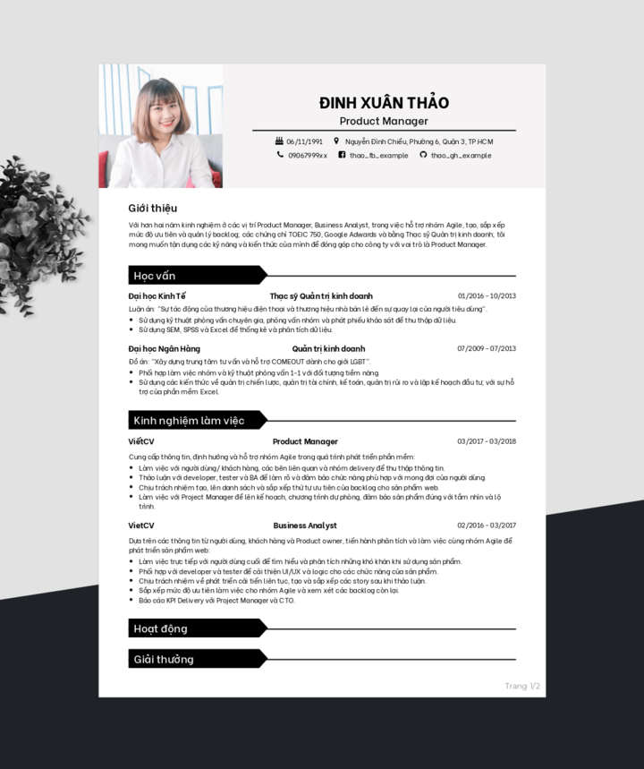 Mẫu CV