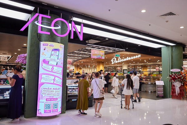 AEON Nguyễn Văn Linh hình Trung tâm Bách hóa tổng hợp và siêu thị tinh gọn AEON nằm trong TTTM Cresent Mall, Q.7, TP. HCM