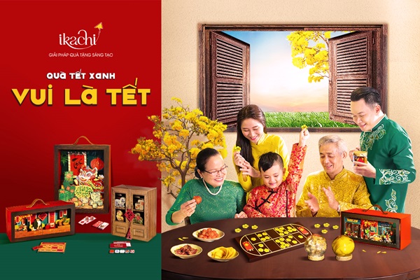 quà tết xanh ikachi - vui là tết 1