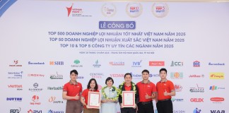 Dai-ichi Life Việt Nam lần thứ 5 nhận giải thưởng “Top 500 Doanh nghiệp lợi nhuận tốt nhất Việt Nam”