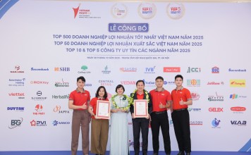 Dai-ichi Life Việt Nam lần thứ 5 nhận giải thưởng “Top 500 Doanh nghiệp lợi nhuận tốt nhất Việt Nam”
