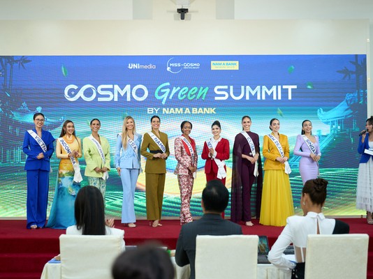 Cosmo Green Summit by Nam A Bank lan tỏa “Impactful Beauty” tại Miss Cosmo 2025