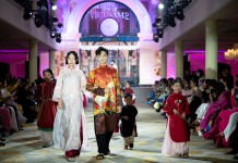 36 mẫu nhí tỏa sáng trong BST áo dài trên du thuyền Rever Cruise